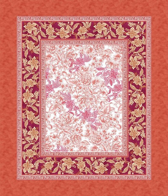 Bild von Bassetti Tischdecke Twill CAPODIMONTE | R1 Koralle