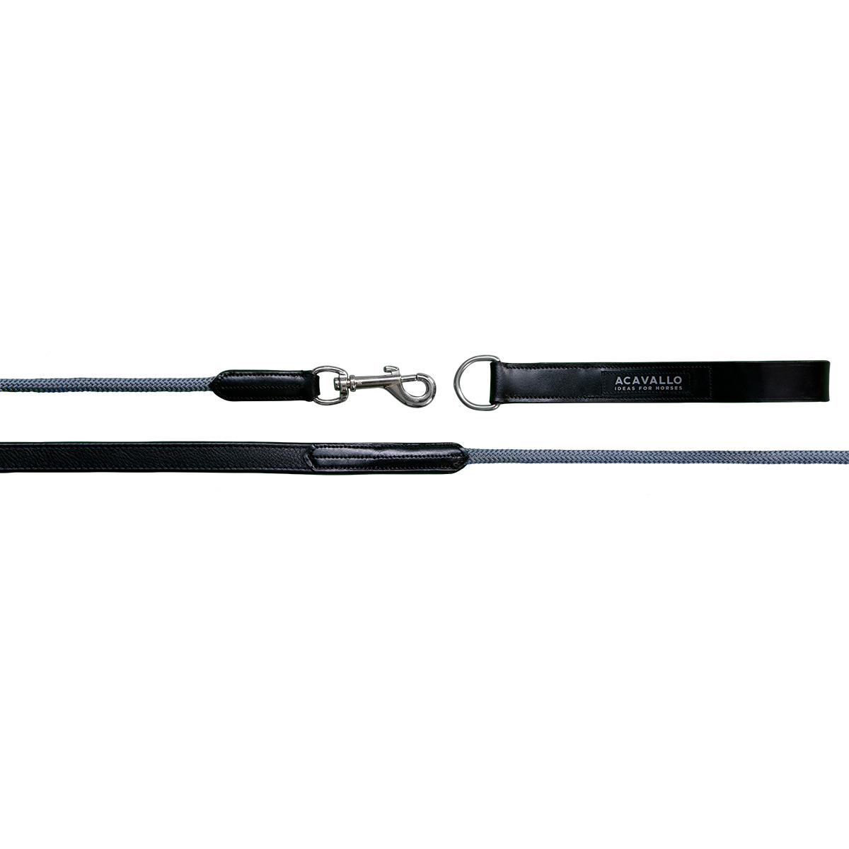 Bild von Acavallo Schlaufzügel Soft Leather Draw Reins With Round Nylon Rope