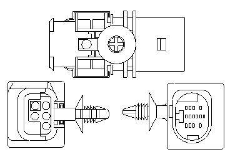 Bild von MAGNETI MARELLI 466016355177 Lambdasonde Regelsonde, Lambda Sensor beheizt 5 KIA: RIO 3, HYUNDAI: i20 II Hatchback, FORD: Transit Connect V408 Van
