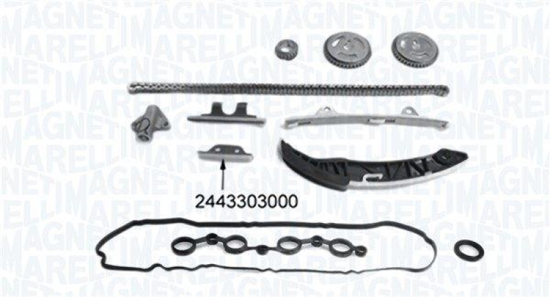 Bild von MAGNETI MARELLI Steuerkettensatz mit Dichtungen für HYUNDAI 2142103002 2443203000 2442003000 341500001350