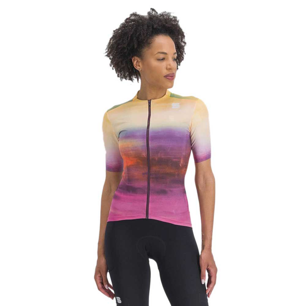 Bild von Sportful Flow Supergiara Short Sleeve Jersey Rosa 2XL Frau