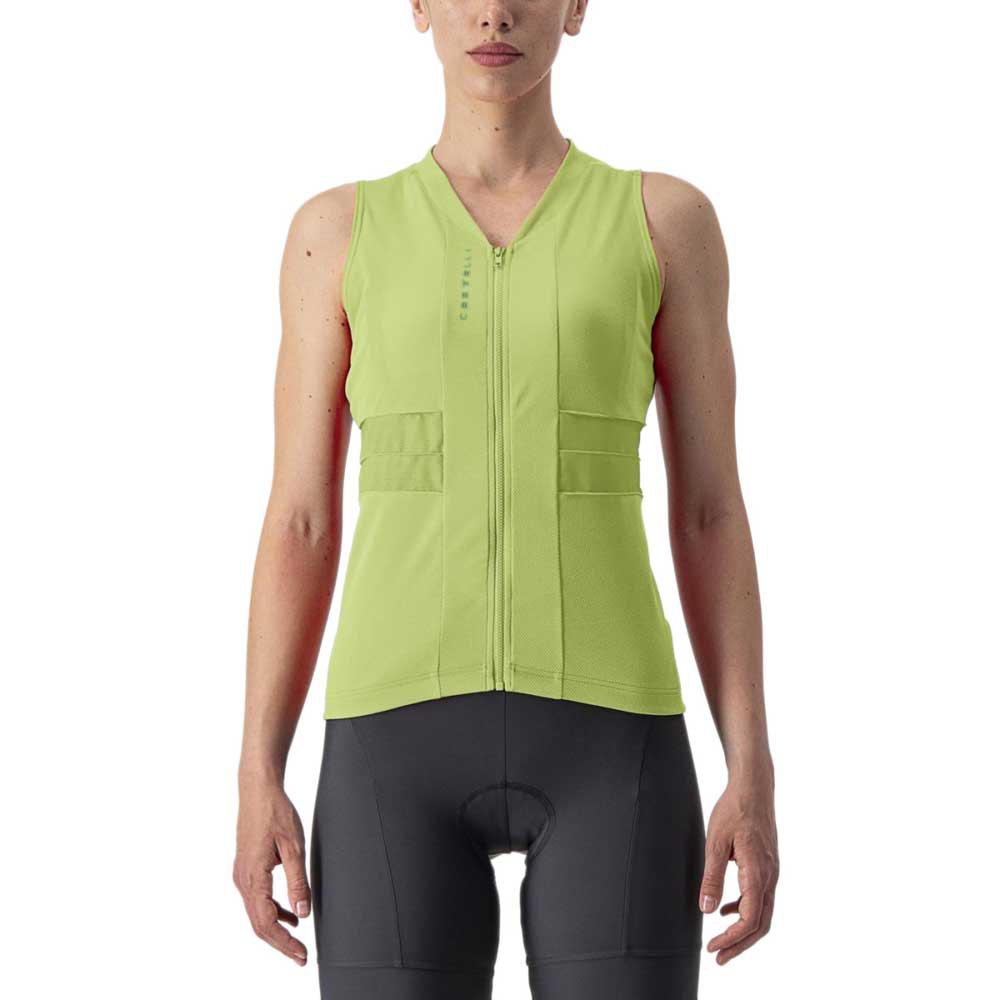 Bild von Castelli Anima 4 Sleeveless Jersey Grün XL Damen