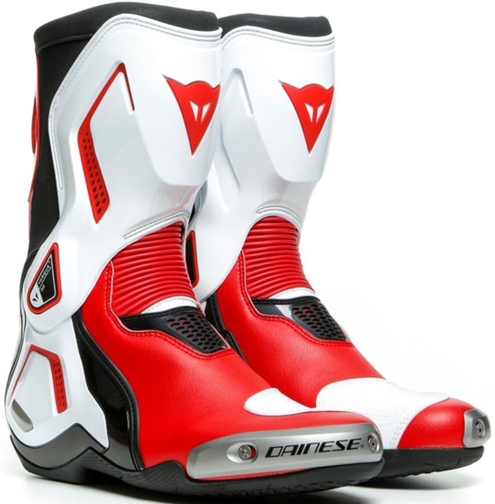 Bild von Dainese Torque 3 Out Motorradstiefel, schwarz-weiss-rot, Größe 47 für Männer