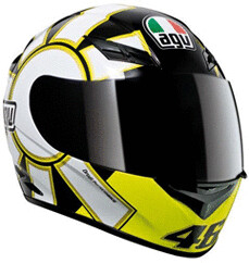 Bild von AGV K3 Compound Helm, schwarz-rot, Größe XS für Männer