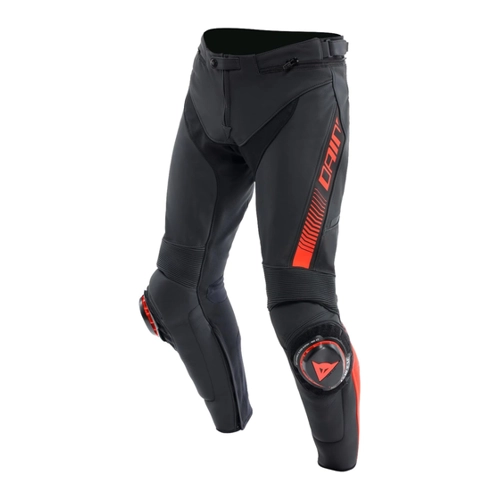 Bild von Dainese Super Speed Motorrad Lederhose – Schwarz-Weiß, Größe 52 für Männer