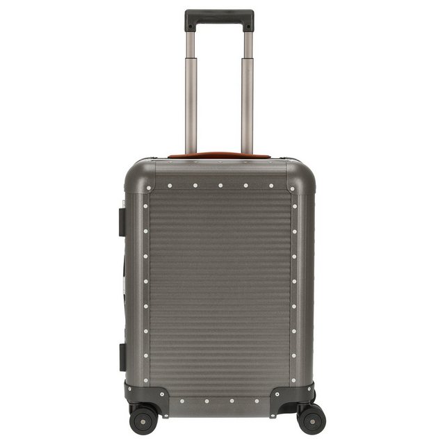 Bild von FPM Handgepäck-Trolley Bank S Aluminium - 4-Rollen-Kabinentrolley 55/25 cm (Steel Grey)