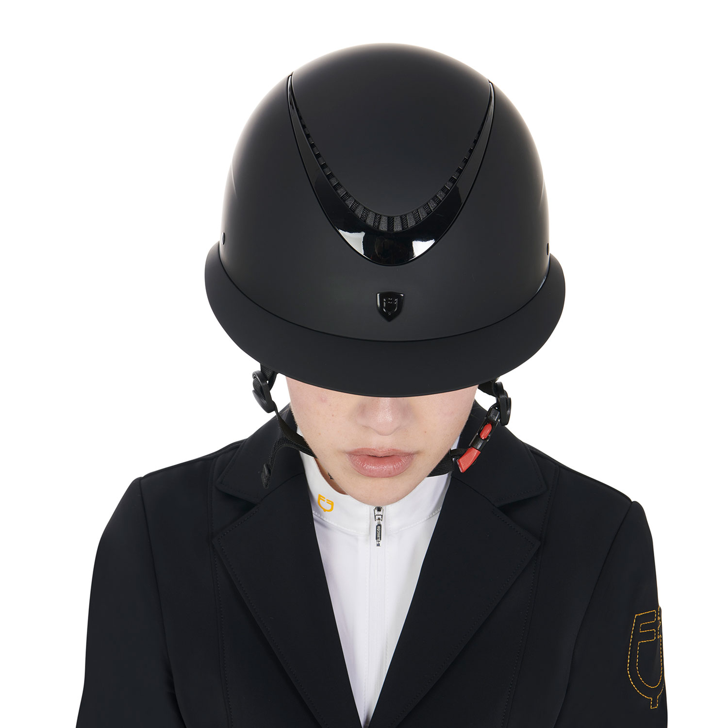 Bild von Equestro Galaxy Reithelm shiny Frame mit großem Visier