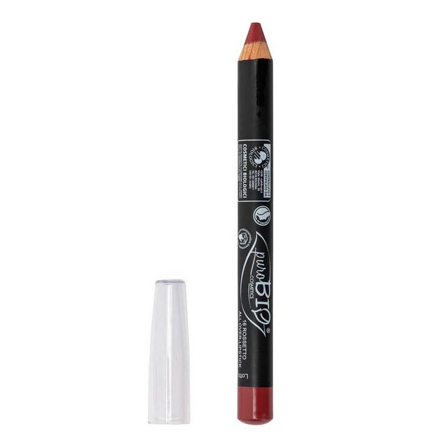 Bild von Purobio Lippenstift All Over Lipstick Kingsize Pencil - 16 pompeji-rot 2,3g