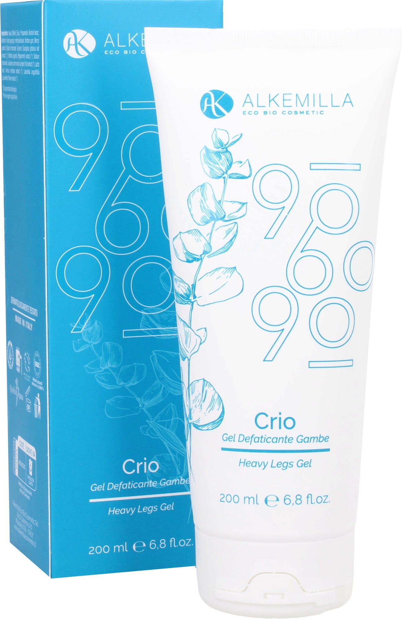 Bild von Alkemilla Eco Bio Cosmetic Kühlendes Gel für die Beine 90/60/90 - 200 ml