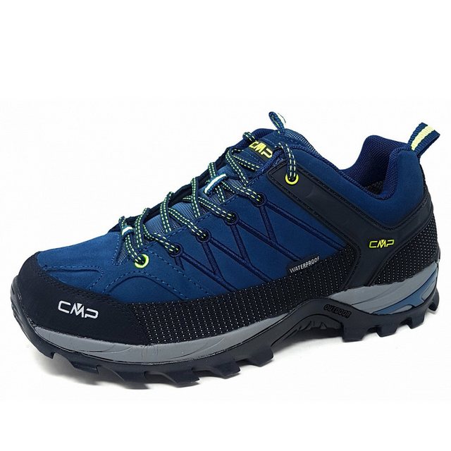 Bild von CMP Herren Rigel Low Shoes Wp Trekking-Schuhe, Blue Ink Yellow Fluo, 47 EU