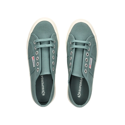 Bild von Superga Sneaker Grün Flacher Absatz für Damen - 37