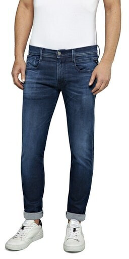 Bild von Replay Herren Jeans Anbass Slim-Fit Hyperflex Cloud mit Stretch, Dark Blue 007 (Blau), 32W / 32L