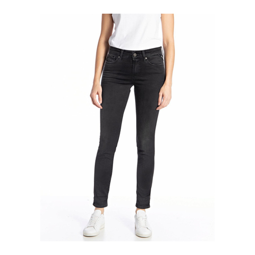 Bild von Replay Damen Jeans NEW LUZ - Skinny Fit - Schwarz - Black Denim Hyperflex