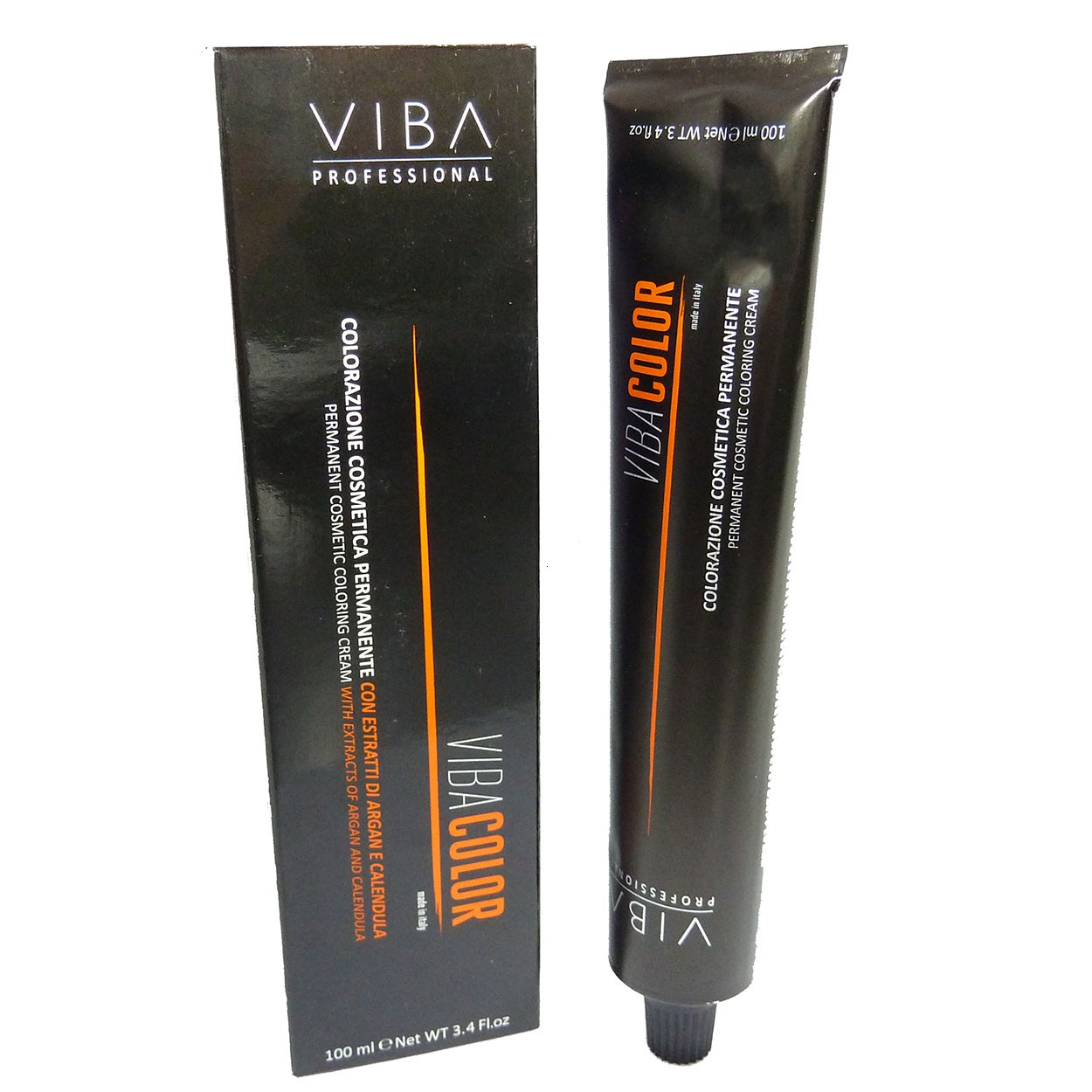 Bild von Viba Professional Viba Color Permanent Cosmetic Coloring Cream Haar Farbe 100ml - 07.32 Medium Golden Violet Blonde