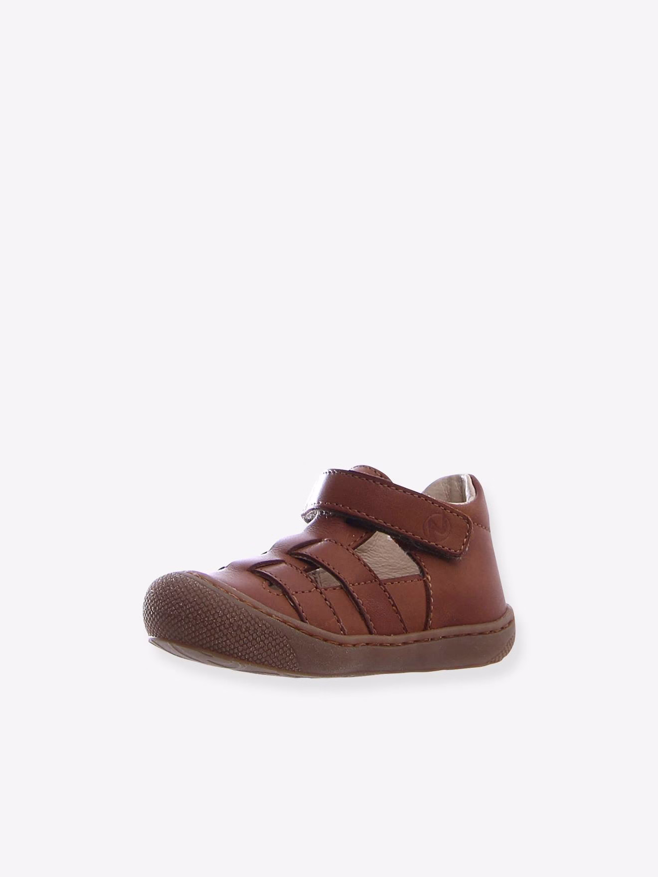 Bild von Naturino BEDE-Halb offene Sandalen aus Leder, Cognac 23