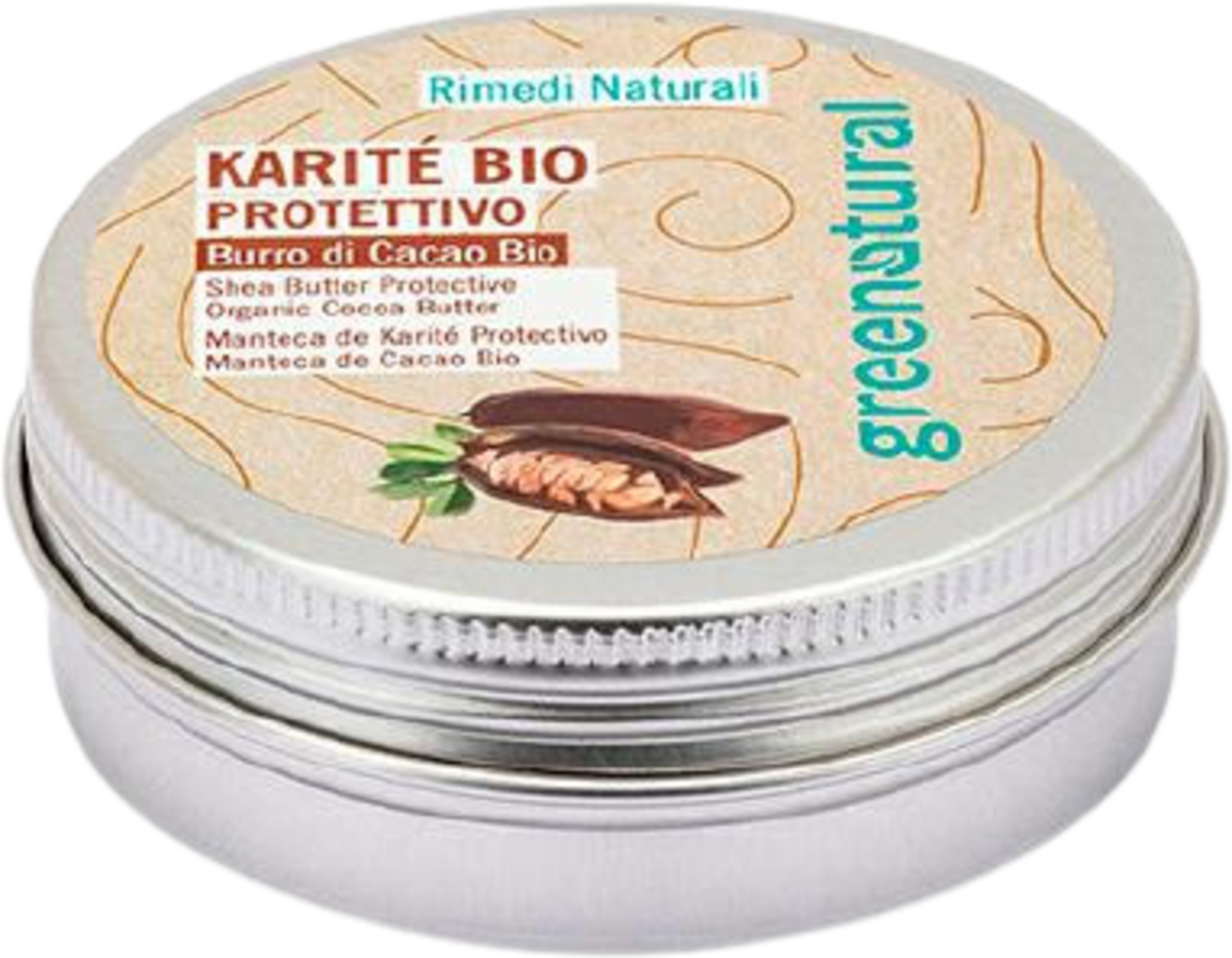 Bild von greenatural Sheabutter mit Kakaobutter "Protettivo" - 50 ml