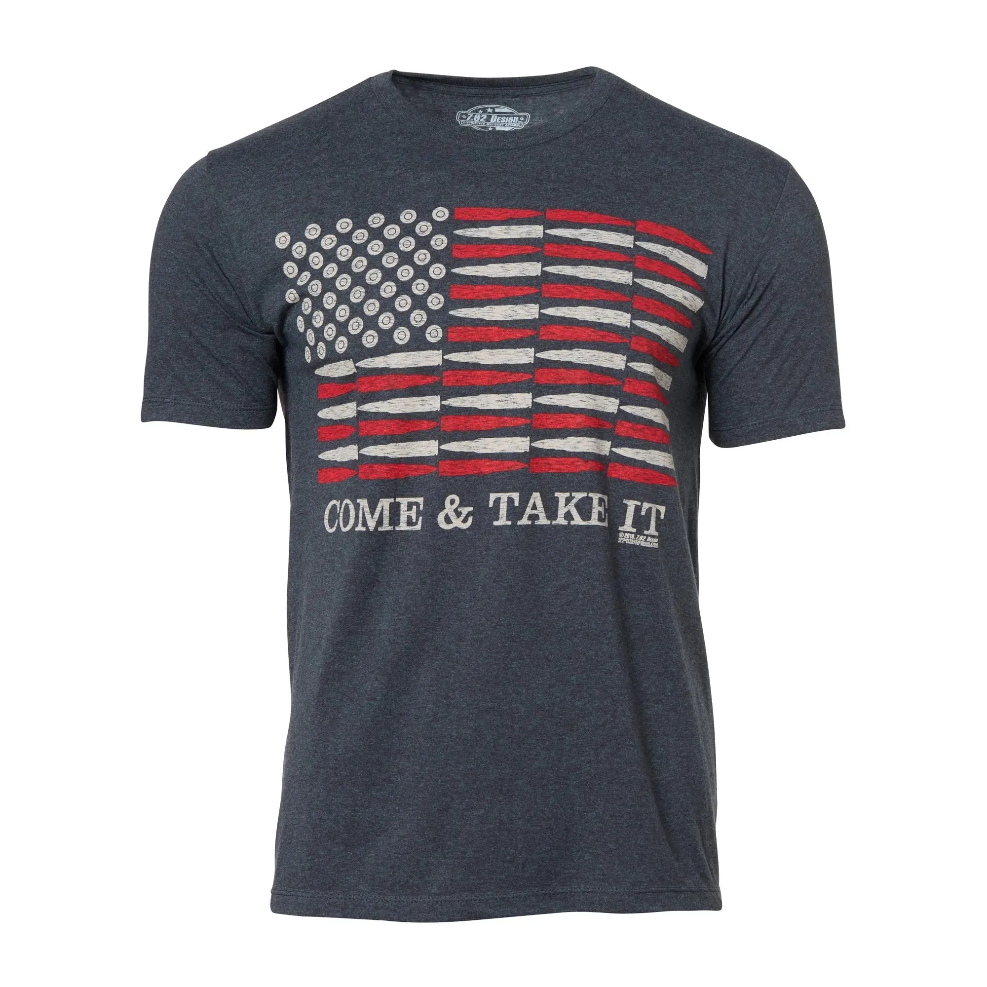 Bild von 7.62 Design T-Shirt Come & Take It heather navy