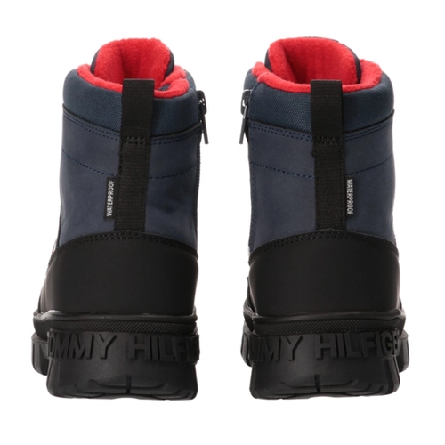 Bild von Tommy Hilfiger T3X5-33713-1487 M dunkelblau – Winterboots für stylische Abenteuer