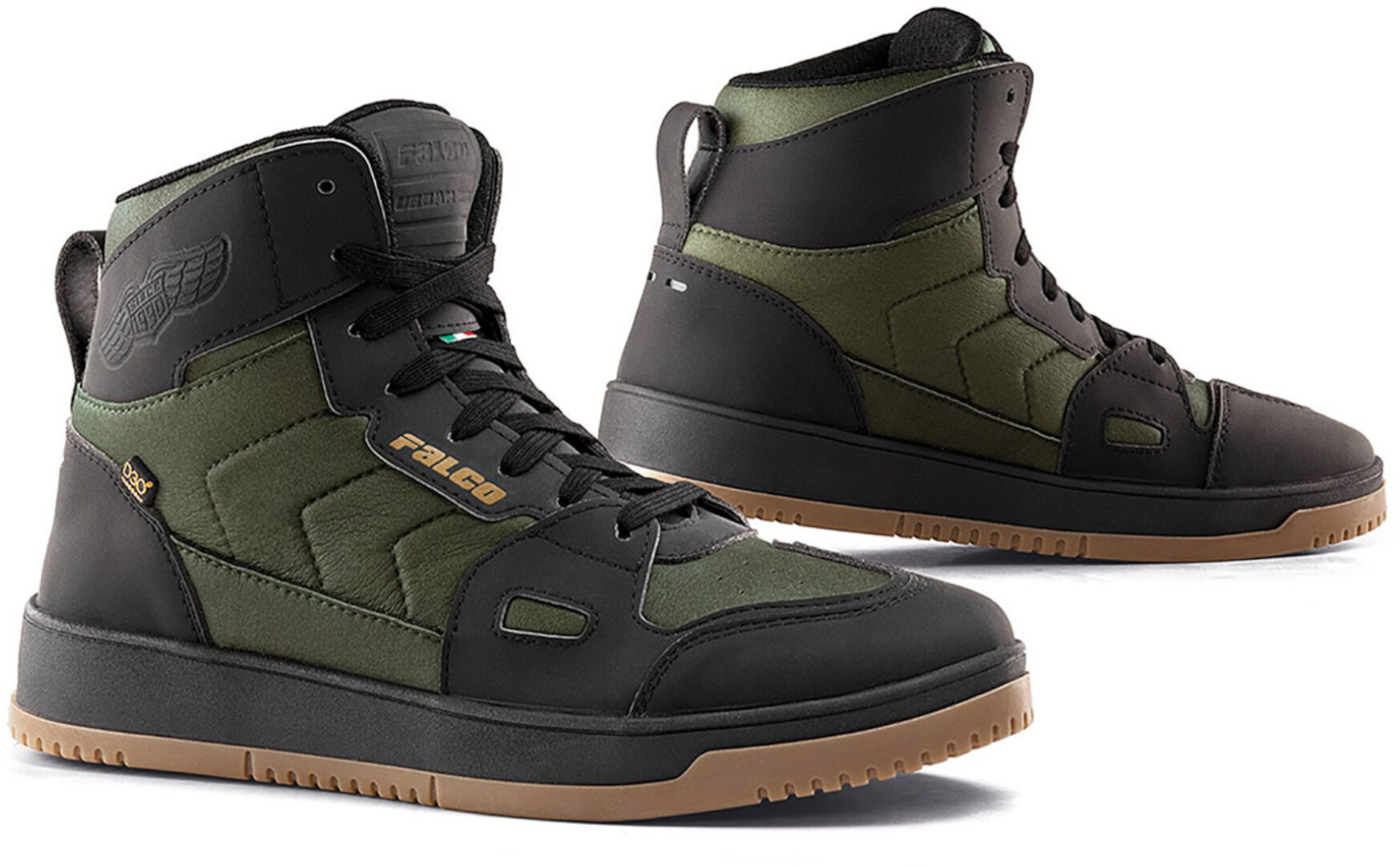 Bild von Falco Harlem Motorrad Schuhe, schwarz-grün, Größe 46 für Männer