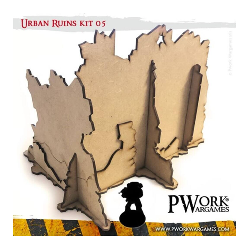 Bild von Urban Ruins 05 - MDF Terrain Scenery