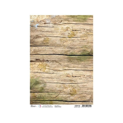 Bild von Ciao Bella Motiv-Strohseide "Country Wood"