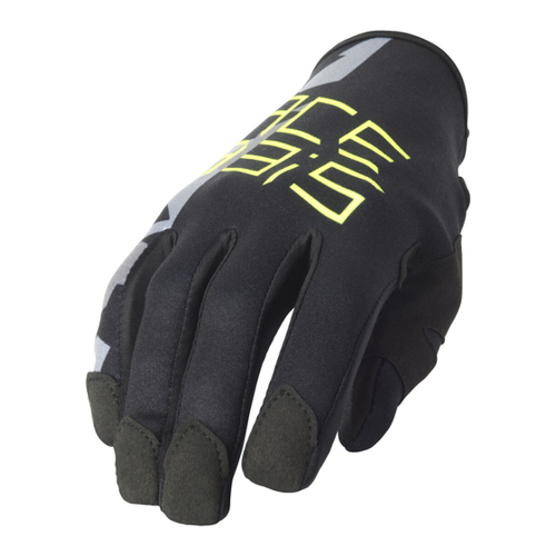 Bild von Acerbis Zero Degree 3.0 Motorradhandschuhe – Schwarz-Gelb in Größe L