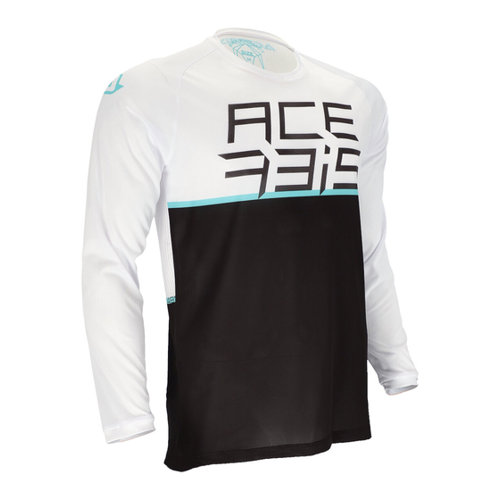 Bild von Acerbis Razorcrest Fahrrad Jersey in Schwarz-Weiß (Größe 3XL)