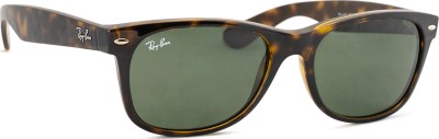 Bild von Ray-Ban Sonnenbrille Ray-Ban New Wayfarer RB2132 902L 55 Tortoise Green