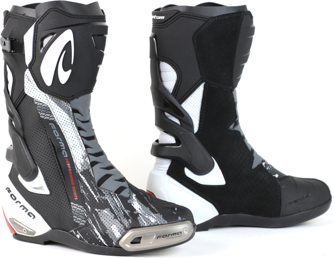 Bild von Forma Phantom Flow Motorradstiefel, schwarz-weiss, Größe 45 für Männer