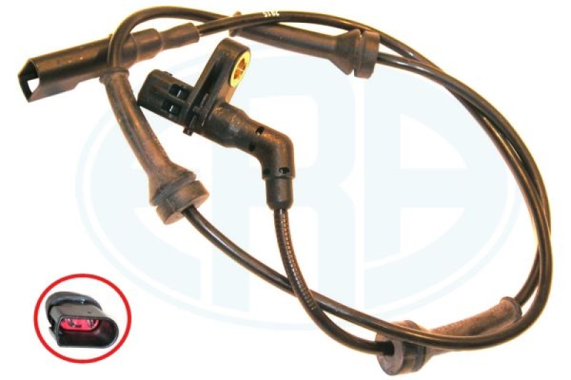 Bild von ERA 560077A ABS Sensor Drehzahlsensor, Raddrehzahl Sensor, Drehzahlgeber Vorderachse links, Vorderachse rechts 2 790 16