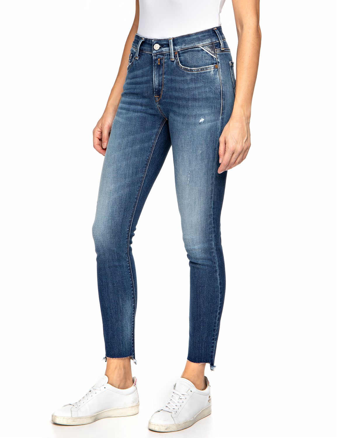 Bild von Replay Damen Jeans LUZIEN - Skinny Fit - Blau - Medium Blue