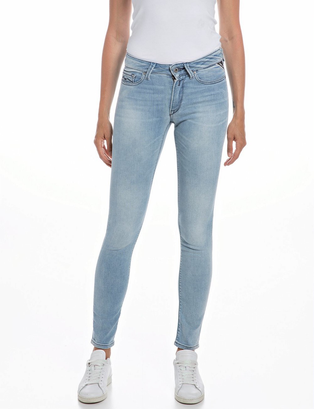 Bild von Replay Damen Jeans LUZIEN - Skinny Fit - Blau - Light Blue Denim