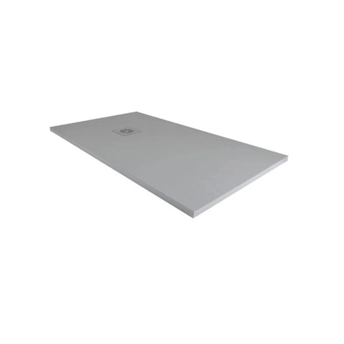 Bild von Frascio New Tecnology Duschwanne 75 x 105 cm Vulcano Line Dunkelgrau RAL 7005 mit Abfluss