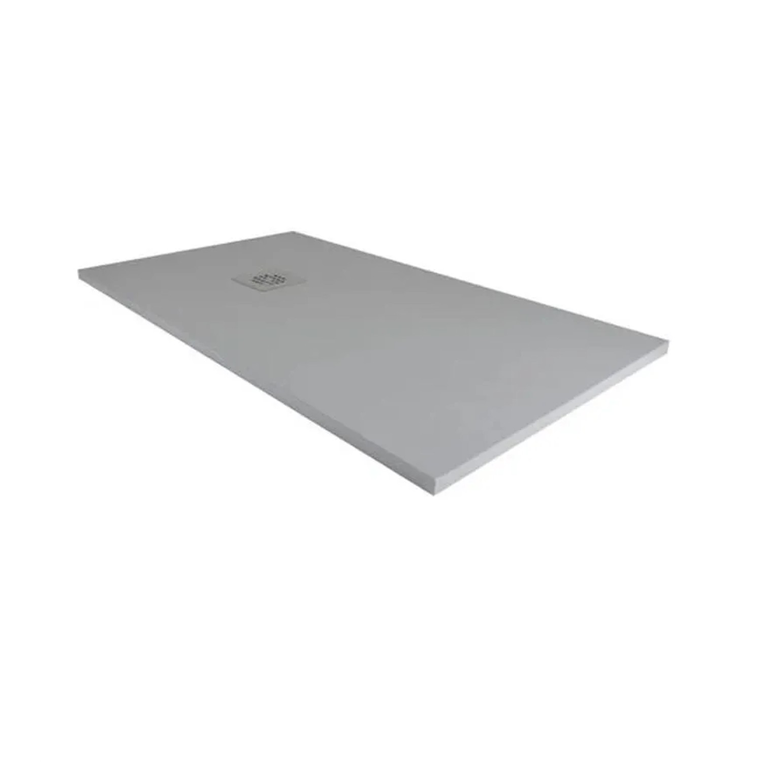 Bild von Frascio New Tecnology Duschwanne 75 x 155 cm Vulcano Line Dunkelgrau RAL 7005 mit Abfluss