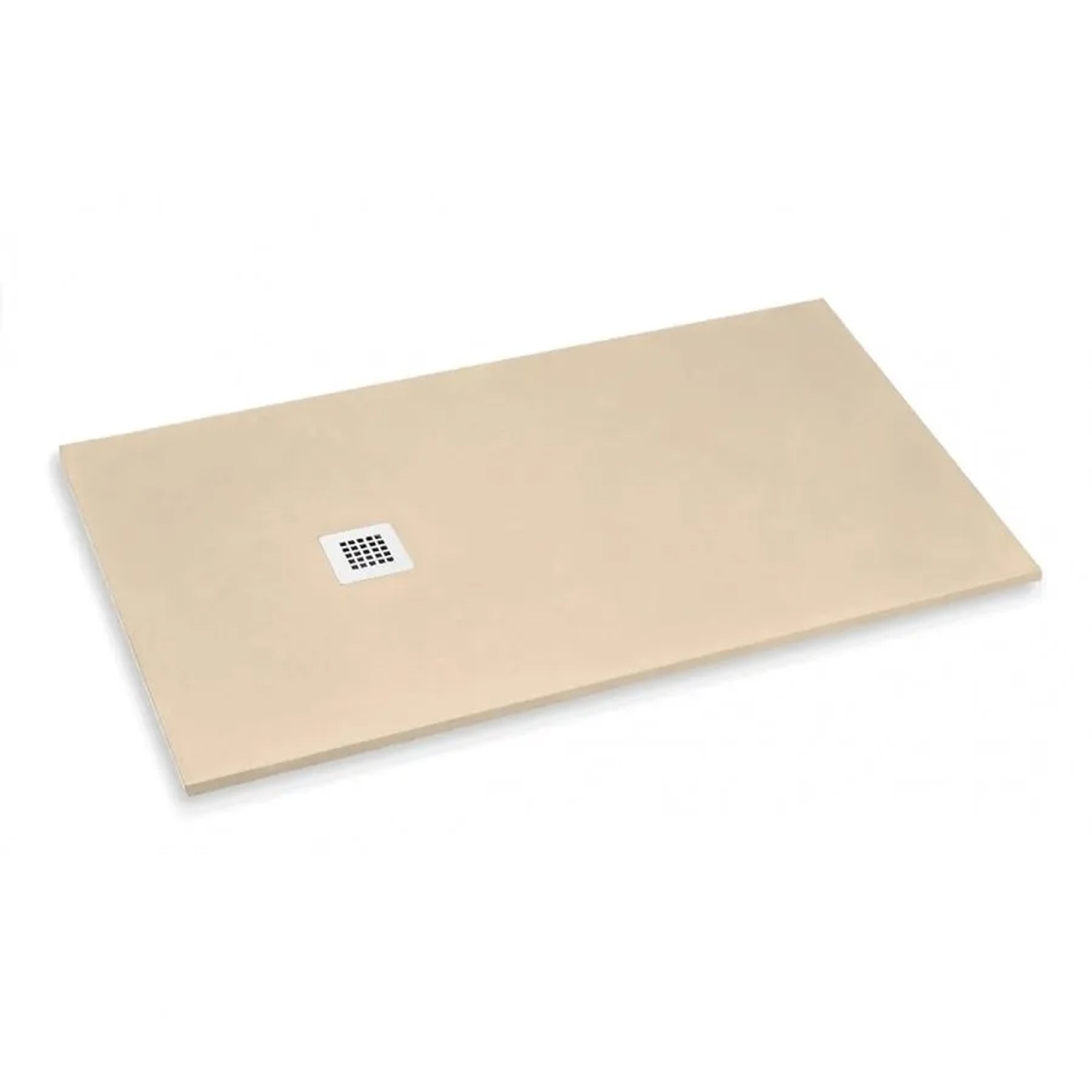 Bild von Frascio New Tecnology Duschwanne 175 x 120 cm Vulcano Line Helles Elfenbein RAL 1015 mit Abfluss