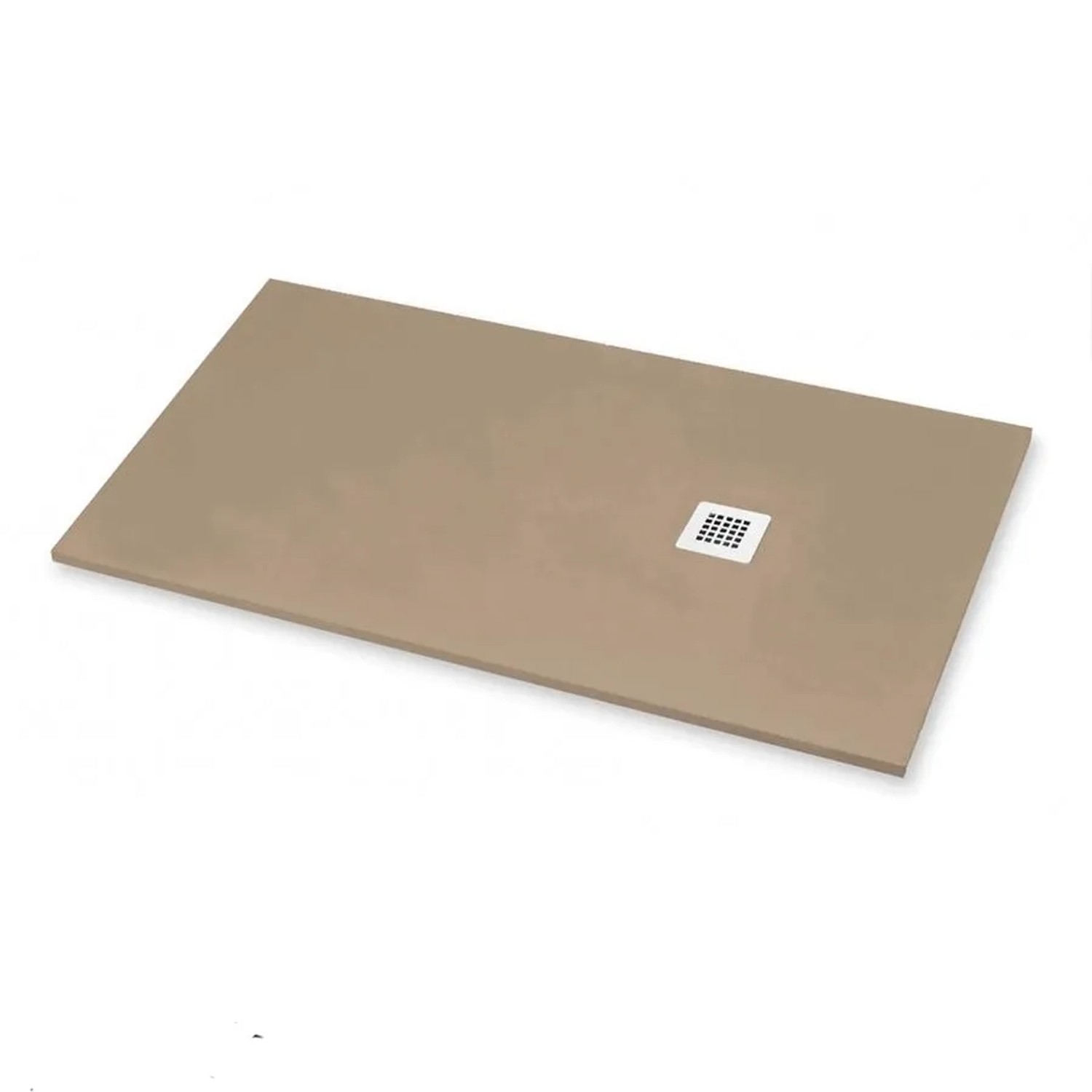 Bild von Frascio New Tecnology Duschwanne 90 x 195 cm Vulcano Line Beige RAL 1019 mit Abfluss