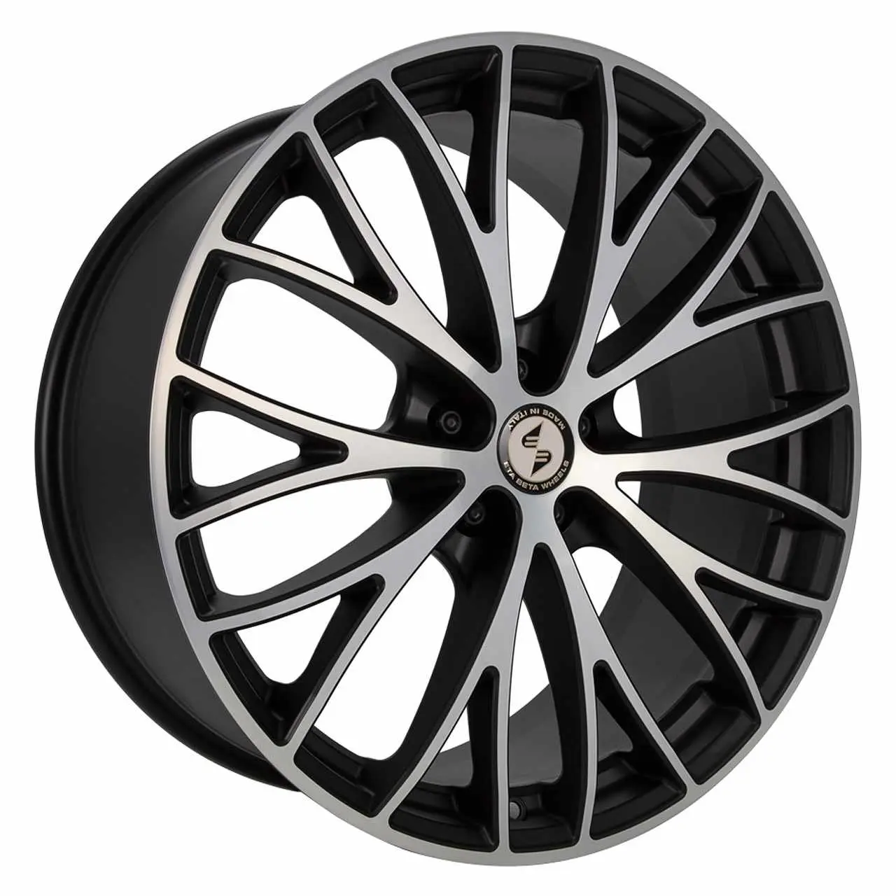 Bild von ETABETA PIUMA-C black matt full polished 11.5Jx22 5x112 ET20