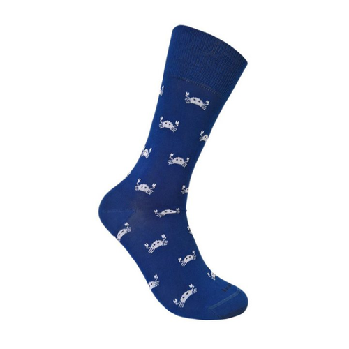 Bild von Sangiacomo Langsocken mit Krabben Muster