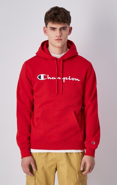Bild von Champion, Herren, Pullover, Bluza męska Hooded czerwona 220253 RS054 XL, Rot, (XL)