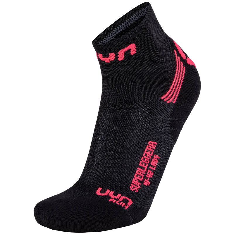 Bild von UYN Run Superleggera Laufsocken Damen black/coral 41-42