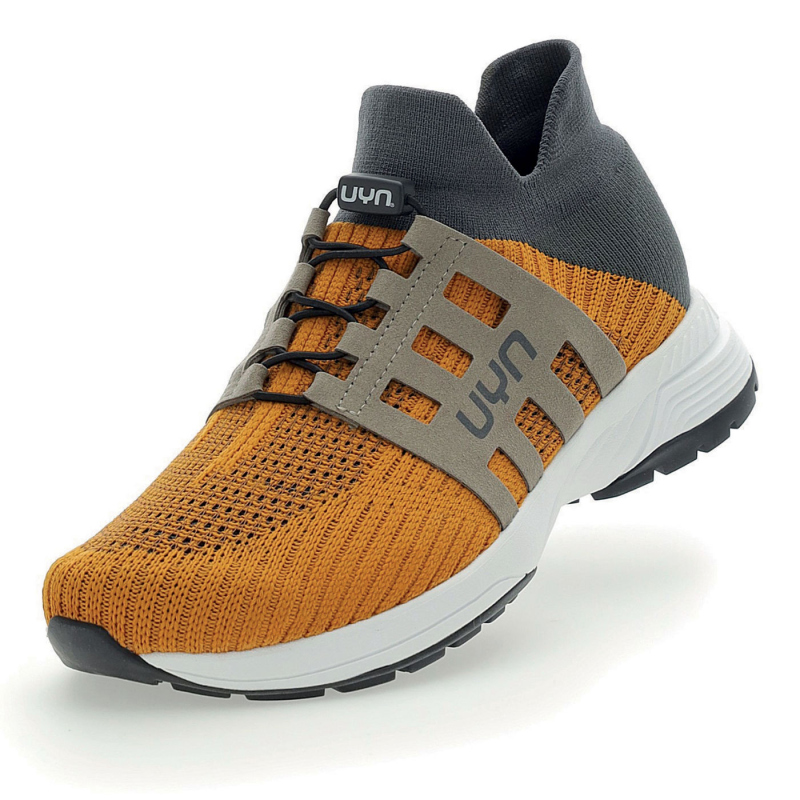 Bild von UYN Nature Tune Slip-on Sneaker aus Merinowolle Damen mustard/grey 35