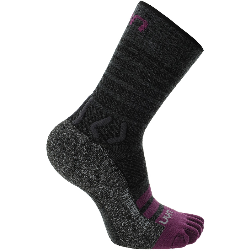 Bild von UYN Trekking Five Wandersocken Damen J009 - anthracite-purple 35-36