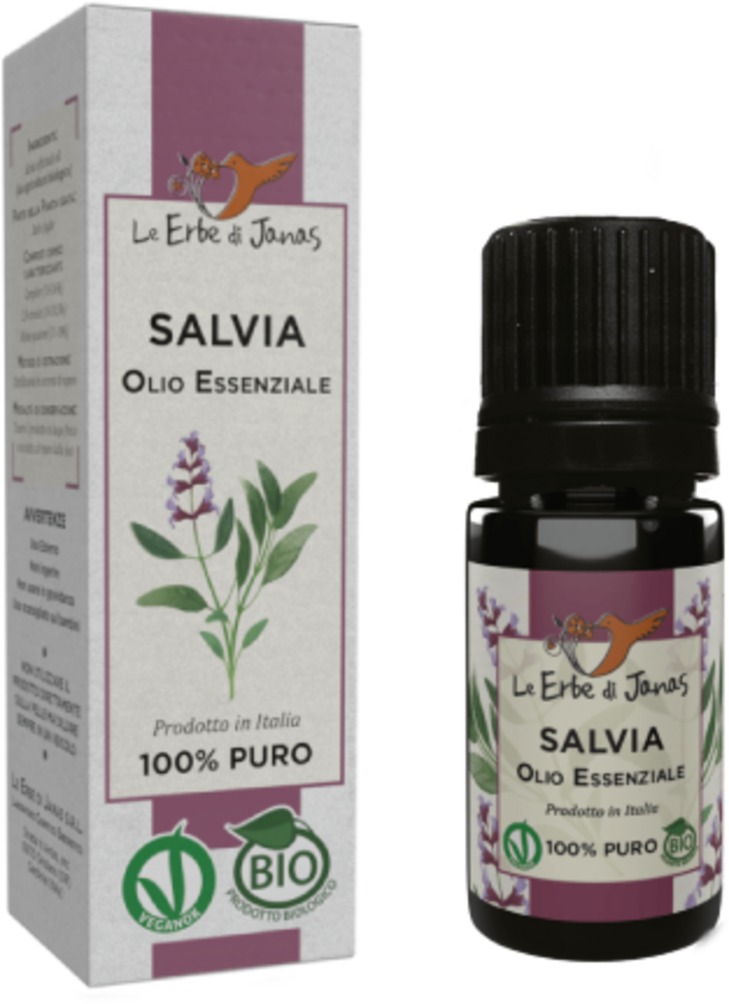Bild von Le Erbe di Janas Ätherisches Salbeiöl - 5 ml