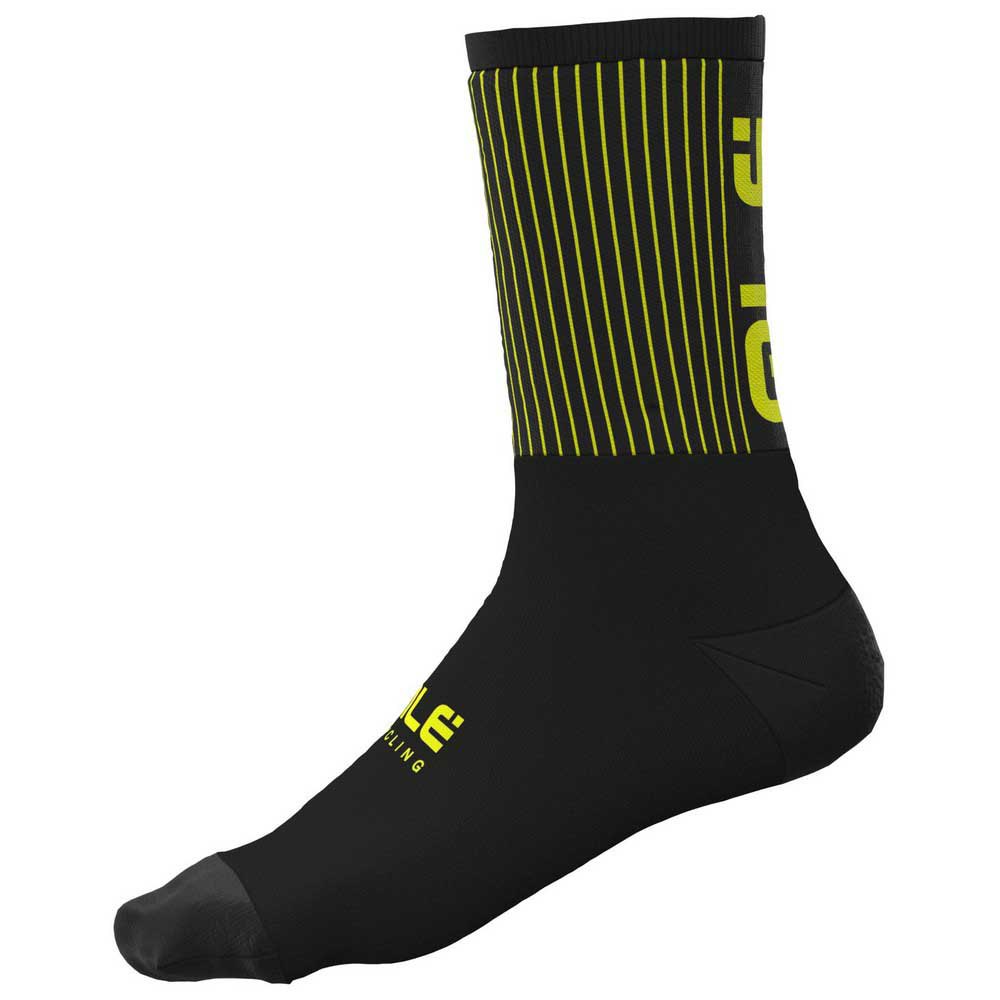 Bild von unisex wintersocken ale fence schwarz  fluo gelb