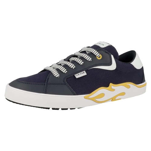 Bild von Geox J ALPHABEET Boy Sneaker - Navy/Yellow
