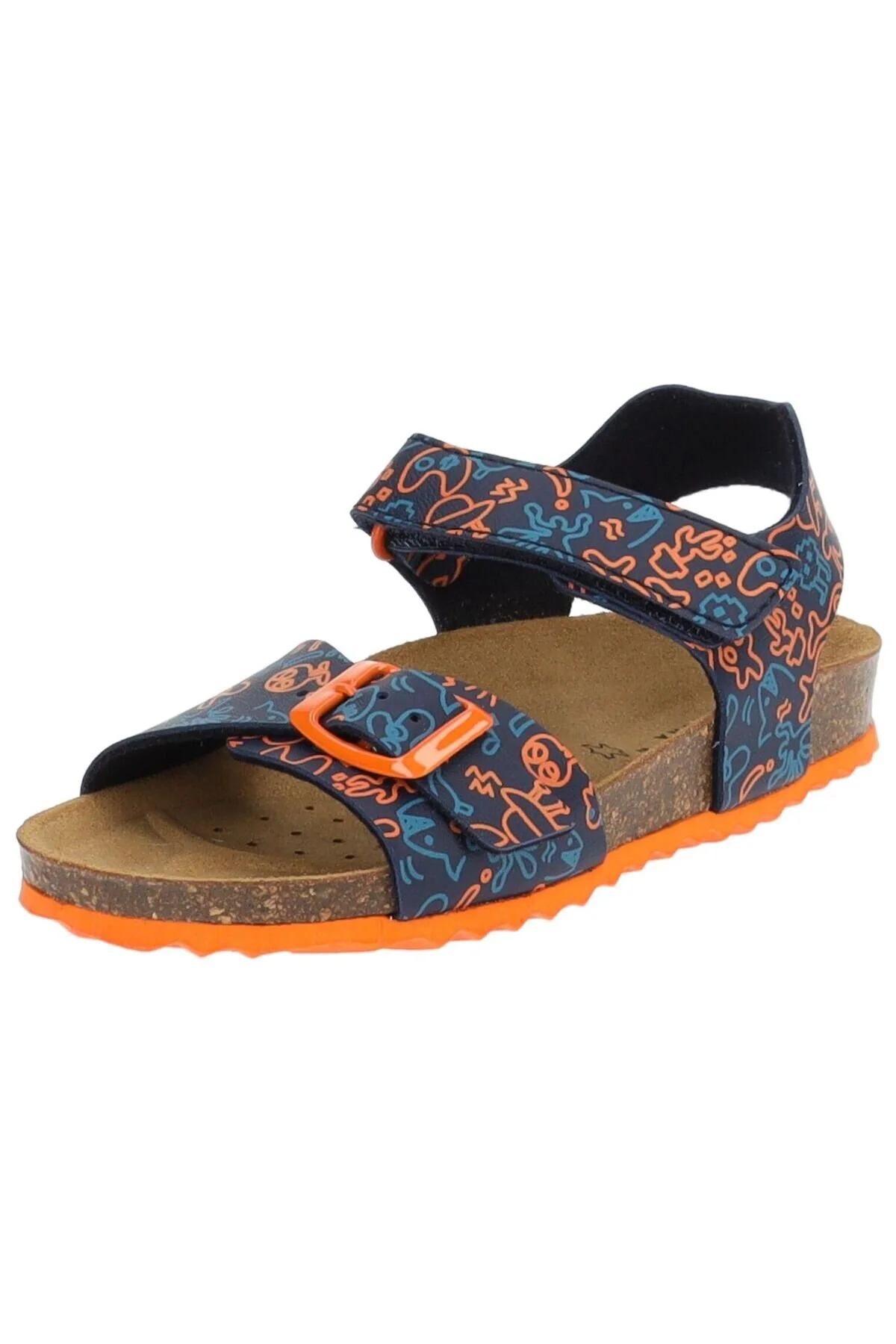 Bild von Geox Sandalette Dunkelblau Flacher Absatz für Herren - 32