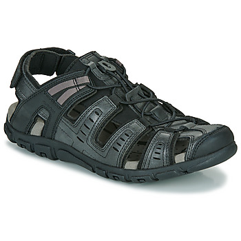 Bild von Geox Sandale »UOMO SANDAL STRADA C«, Sommerschuh, Klettschuh, Outdoorsandale, mit Lederfußbett