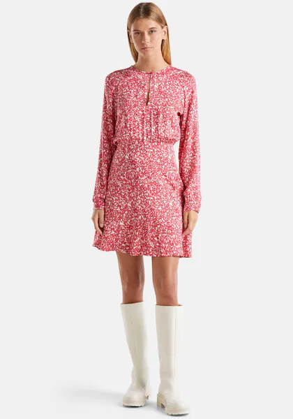 Bild von United Colors of Benetton Minikleid, mit Herzen-Alloverprint