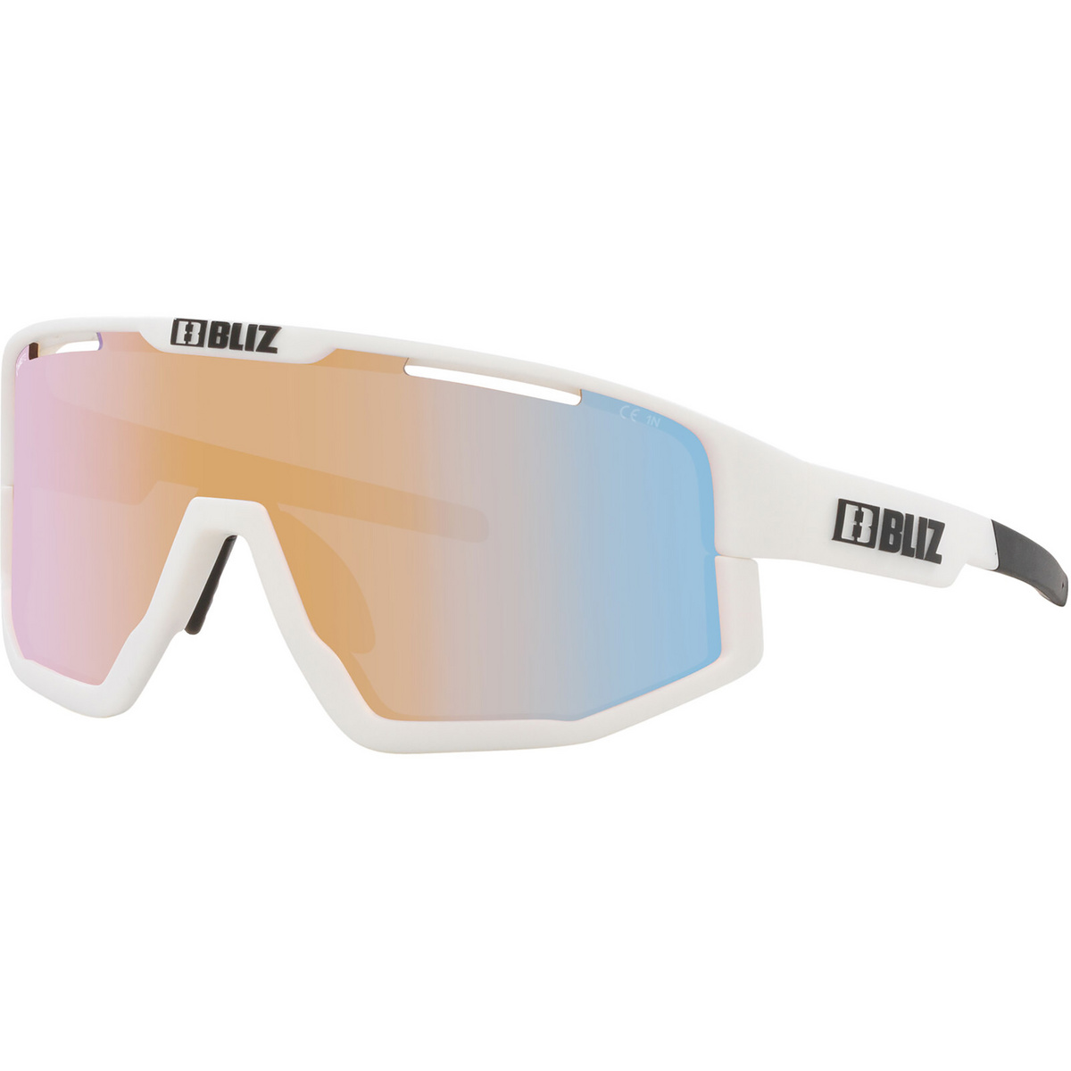 Bild von Bliz, Unisex, Sportbrille, Fusion Nordic Light (white-coral-orange, matt white pink), Orange