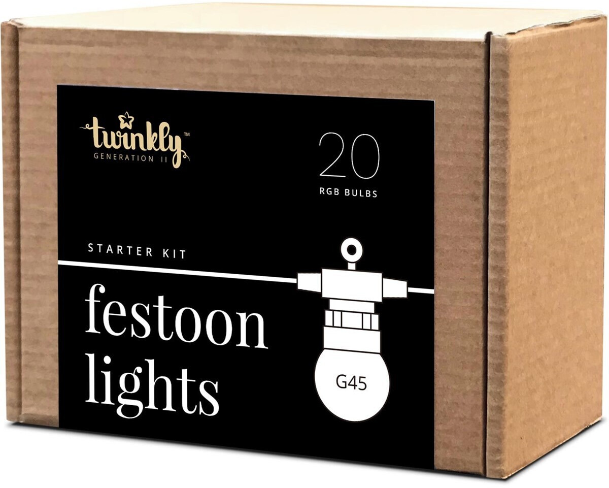 Bild von Twinkly Festoon Lights 20 RGB Party Lichterkette Starter Kit
